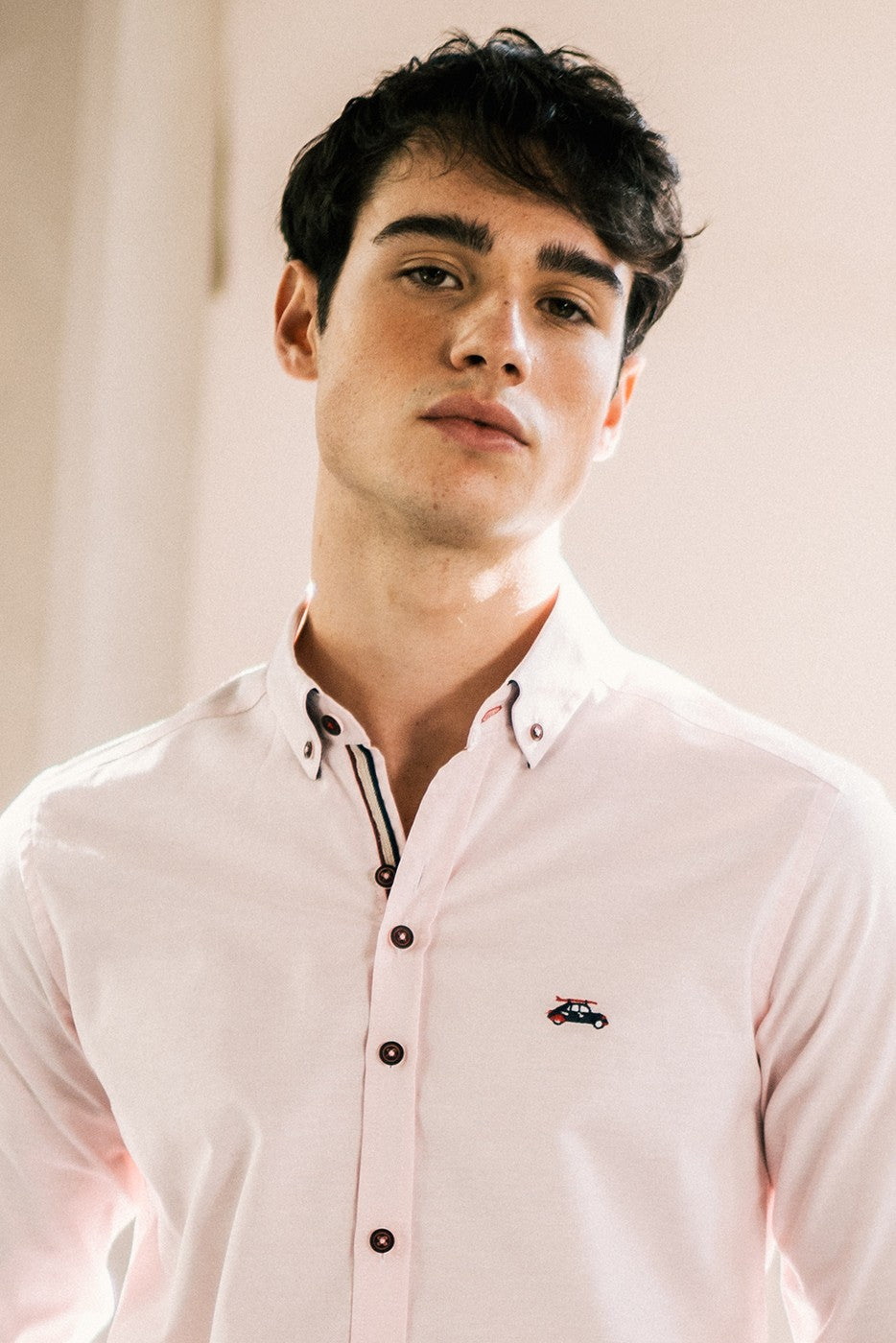 Camisa Oxford hombre slim fit