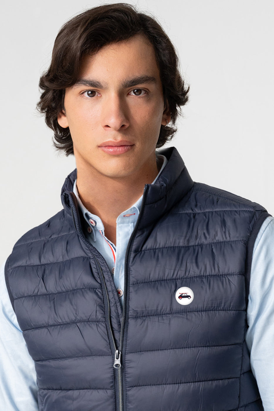 Chaleco acolchado hombre en color marino