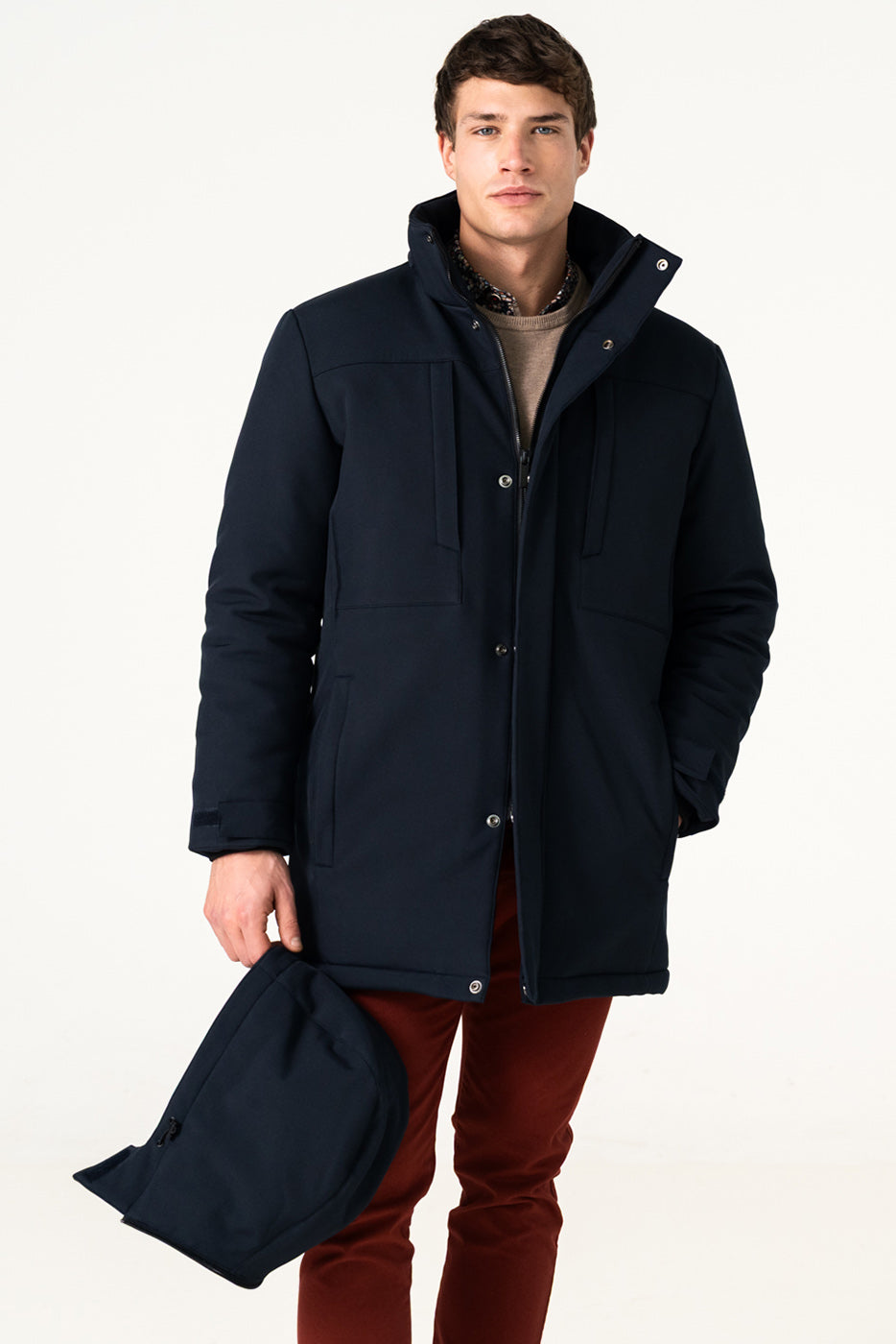 Parka hombre en color negro