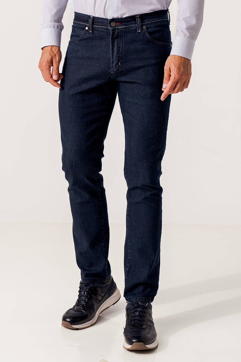 Pantalón vaquero oscuro hombre 5 bolsillos