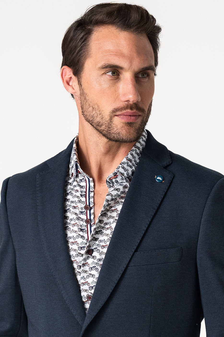 Americana marino hombre